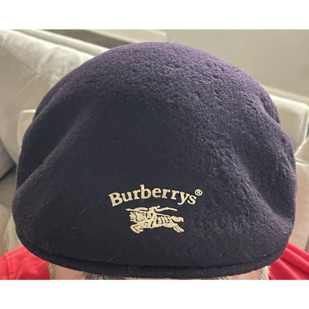 Vintage Burberrys Newsboy Cap Beret Sz 7 1/2